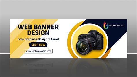 photography banner design template  psd ai eps