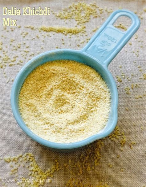 homemade dalia khichdi powder how to make instant dalia khichdi mix