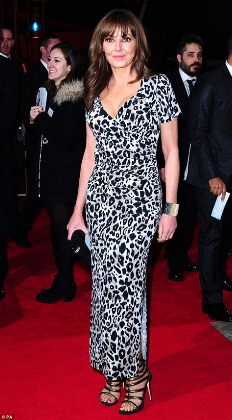 Carol Vorderman Dons Leopard Print Dress At Bafta Games Award Daily