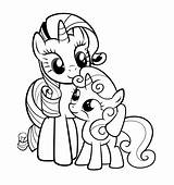 Pony Baby Rarity Little Pages2color Pages Cookie Copyright 2021 sketch template