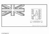 Regno Unito Vergini Isole Jungferninseln Malvorlage Bandiera Kleurplaat Maagdeneilanden sketch template