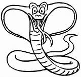 Cobra Coloring King Pages Silly Face Kids Color Printable Getcolorings Faces Online Animals Kidsplaycolor sketch template