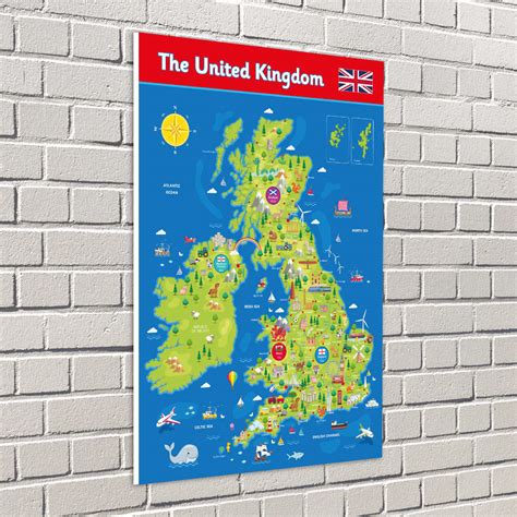 uk map  landmarks geography sign  schools