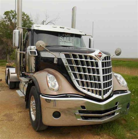 international lonestar  daycab semi trucks