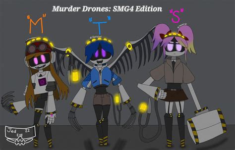 female smg characters  murder drones  alternative colour palette smg amino