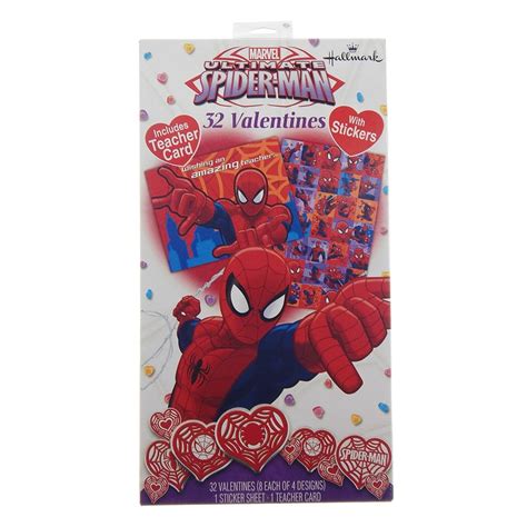spiderman valentine cards valentines day cards  walmart  kids