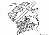Coloring Pages Homecoming Spiderman Marvel Comics Kids Printable Color sketch template