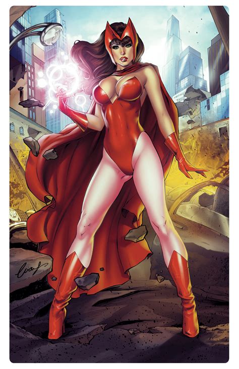 Scarlet Witch Hot Pinup Image Scarlet Witch Magical Porn