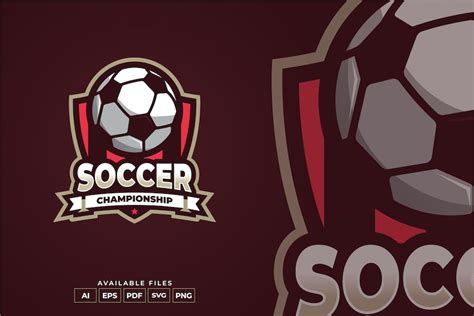 soccer championship logo graphic templates envato elements