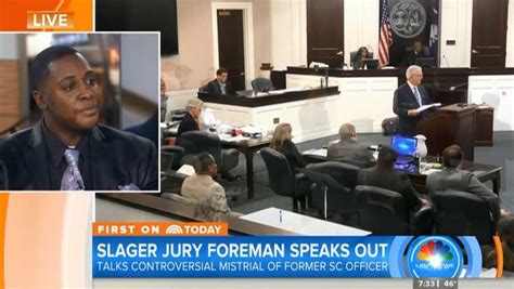 Jury Foreman In Trial Of Sc Officer Charged With Murder