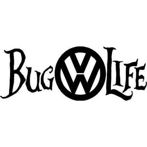 Volkswagon Vw Bug Life Inspired Decal Sticker 7 5 Inches By 2 7