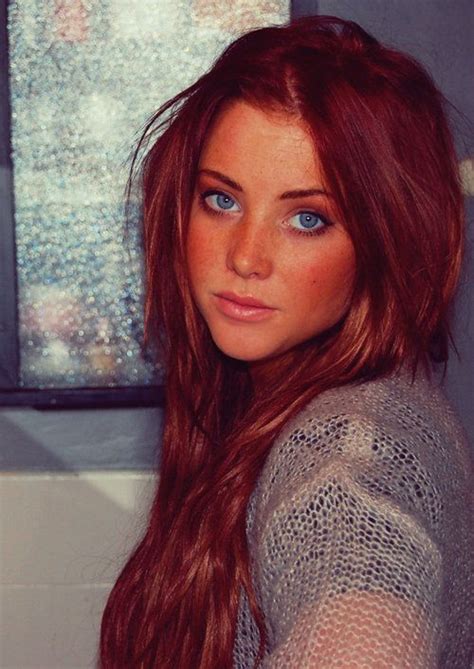 ginger hair beautiful blue eyes cute ginger girl