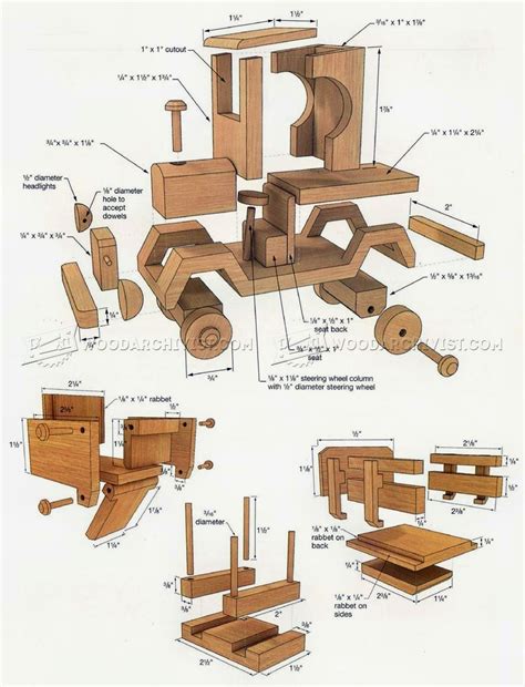 simple wood crafts plans wooden toy trucks wooden toys plans