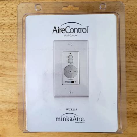 minka aire ceiling fan wall mount control system wcs  speed full range  picclick