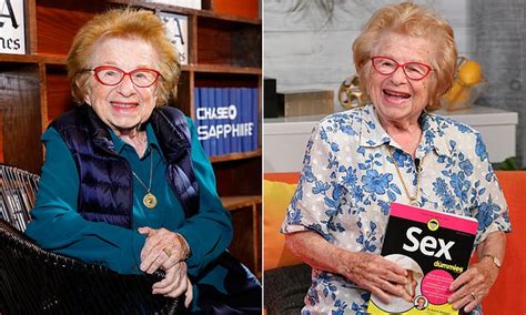 sex expert dr ruth westheimer 91 reveals her top dating