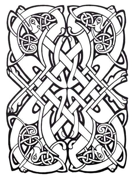 celtic coloring pages  printable printable word searches