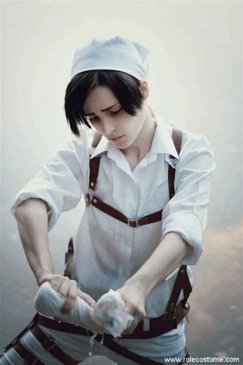levi cosplay    handsome russian boy rolecostume