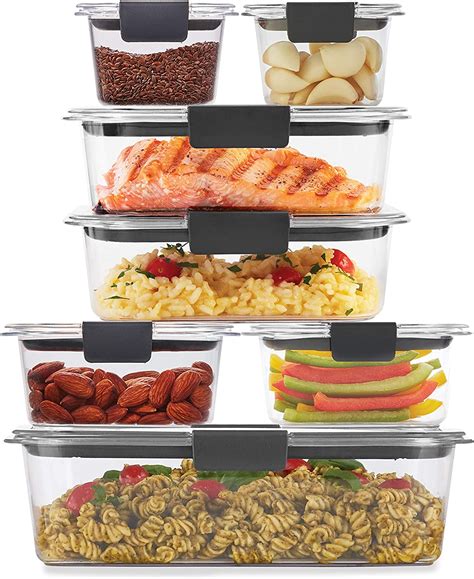Best Rubbermaid Brilliance Microwavable Food Storage Container Set