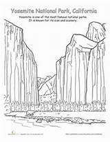 Yosemite sketch template