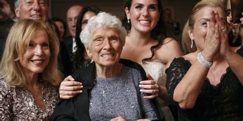 grandma says being a 95 year old bridesmaid was the greatest honor of