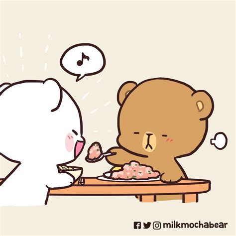 Milk And Mocha On Twitter Cute Bear Drawings Milk And Mocha Mocha