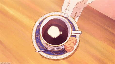 anime coffee s find and share on giphy