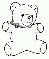 Teddy Bear Coloring Pages Printable Kids Drawing Baby Outline Bears Print Mama Cartoon Colouring Color Cute Clipart Toddlers Disney Doll sketch template
