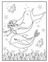 Meerjungfrau Coloring Malvorlage Dolphin Meerjungfrauen Malvorlagen Delfin Verbnow Kostenlos Dolphins Freund sketch template