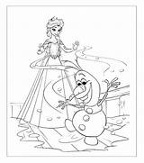 Elsa Coloring Pages Frozen Baby Face Getcolorings Color Getdrawings Easter Princess Colorings sketch template