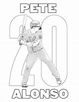 Mets sketch template