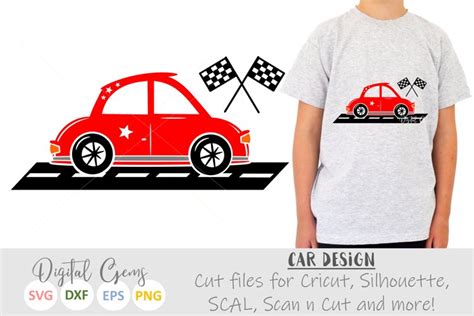 race car svg dxf eps png files