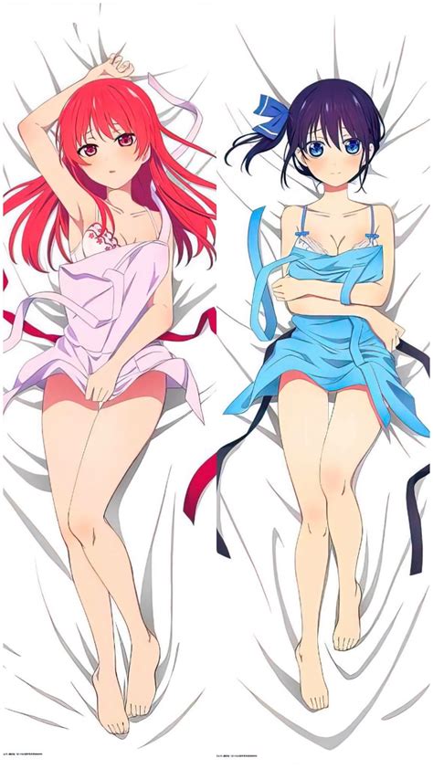 Rule 34 2girls Apron Blue Hair Dakimakura Kanojo Mo Kanojo Minase