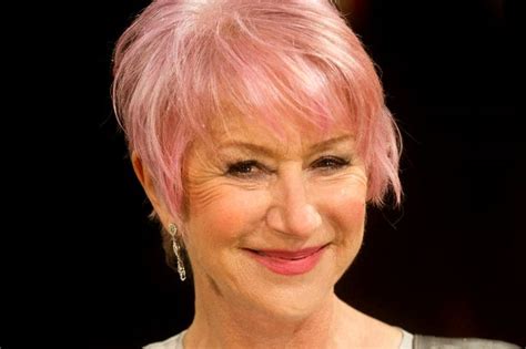Best Celebrity Pink Haircuts Helen Mirren Katy Perry Pink Gwen