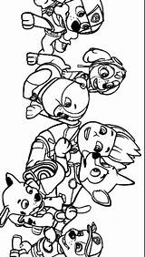 Patrol Paw Coloring Pages Sky Getcolorings sketch template