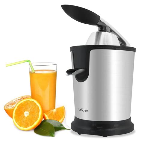 nutrichef pkjcr electric juice press orange juicer citrus