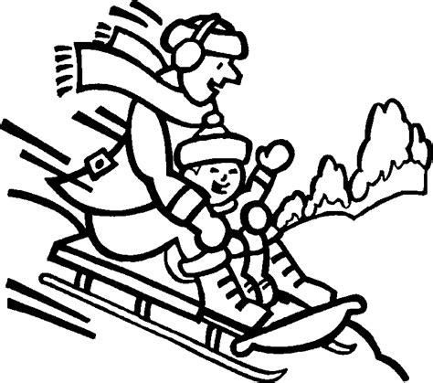 snow coloring pages