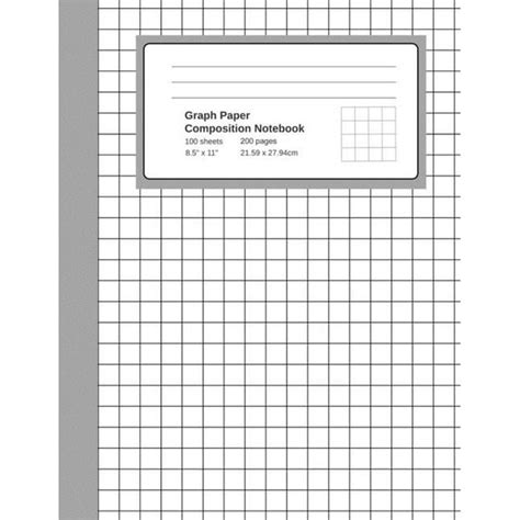 graph paper composition notebook grid paper notebook quad ruled