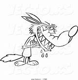 Big Wolf Bad Cartoon Coloring Pages Outline Drooling Vector Cartoons Graphic Paddington Pets Bear Secret Life Ron Leishman sketch template
