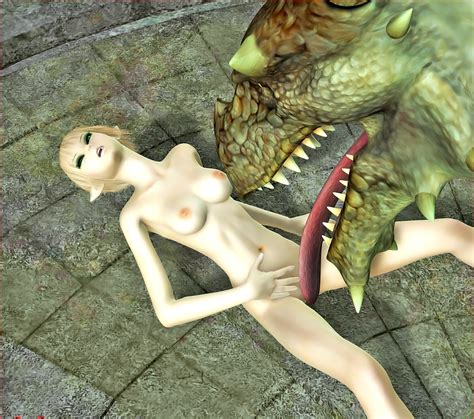 oral sex with a dragon tasty elf pussy
