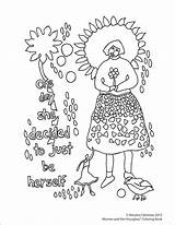 Herself Coloring Book Marylou sketch template