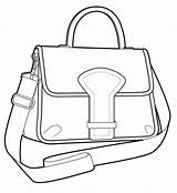 Accessories Fashion Sketches Bag Drawings Drawing Handbag sketch template