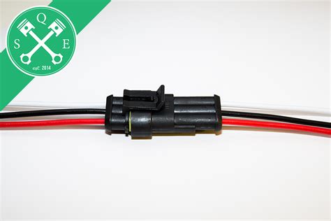 wasserdichte kfz steckverbindung stecker  polig mit kabel fertig konfektioniert ebay