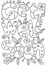 Soon Well Coloring Pages Doodle Printable Cards Printables Kids Template Templates Card Colouring Supercoloring Sheets Adult Drawing Crafts People Select sketch template