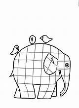 Elmer Elephant Elmar Elefant Kleurplaat Ausmalbild Elefante Coloriage Atividades Malen Malvorlage Zahlen Colorir Elma Elephants Olifant Hallare Prentenboeken Beste Crafts sketch template