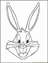 Bugs Bunny Pages Printable Coloring Colouring Colorin sketch template