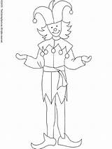 Jester Court Coloring Pages Medieval Print Lightupyourbrain sketch template