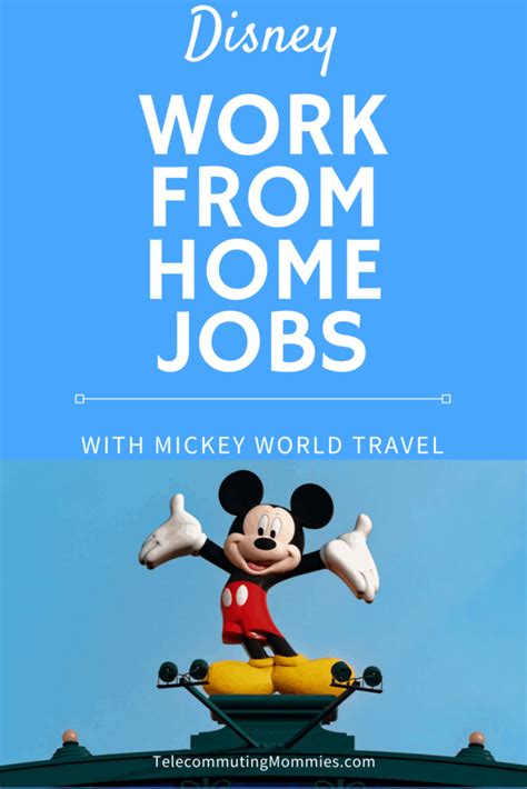 disney work  home jobs  mickey world travel
