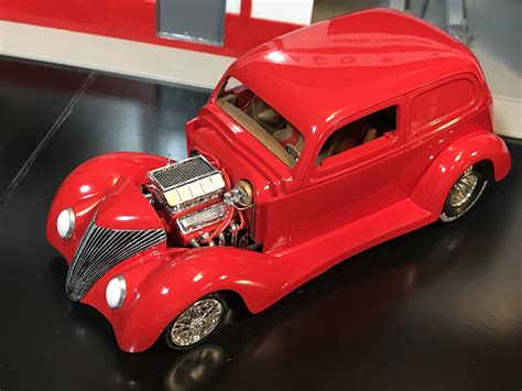 custom ford van plastic model car kit  scale hl