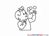 Coloring Bubbles Sheets Sheet Baby Pages Title sketch template