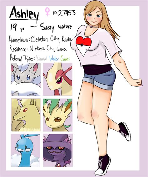 Pokemon Trainer Ashley By Azaleamoon On Deviantart